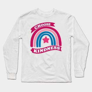 Choose Kind pink Long Sleeve T-Shirt